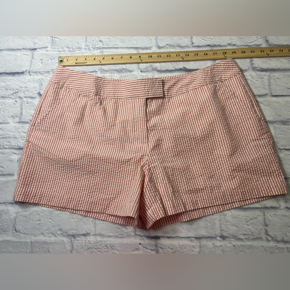 St. Berg Orange & White Striped Seersucker Shorts. Size 14. College Football! - Picture 5 of 8